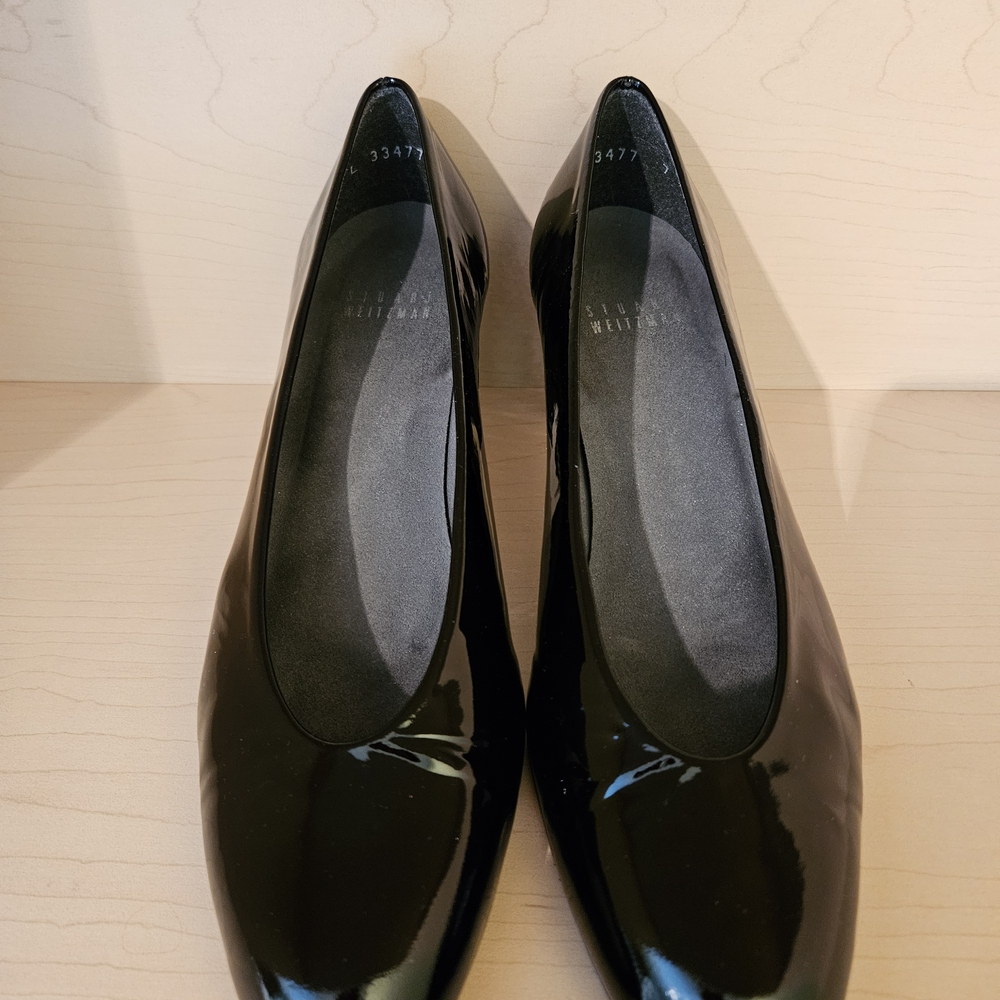 Stuart Weitzman Chic Pumps Black Patent Womens
